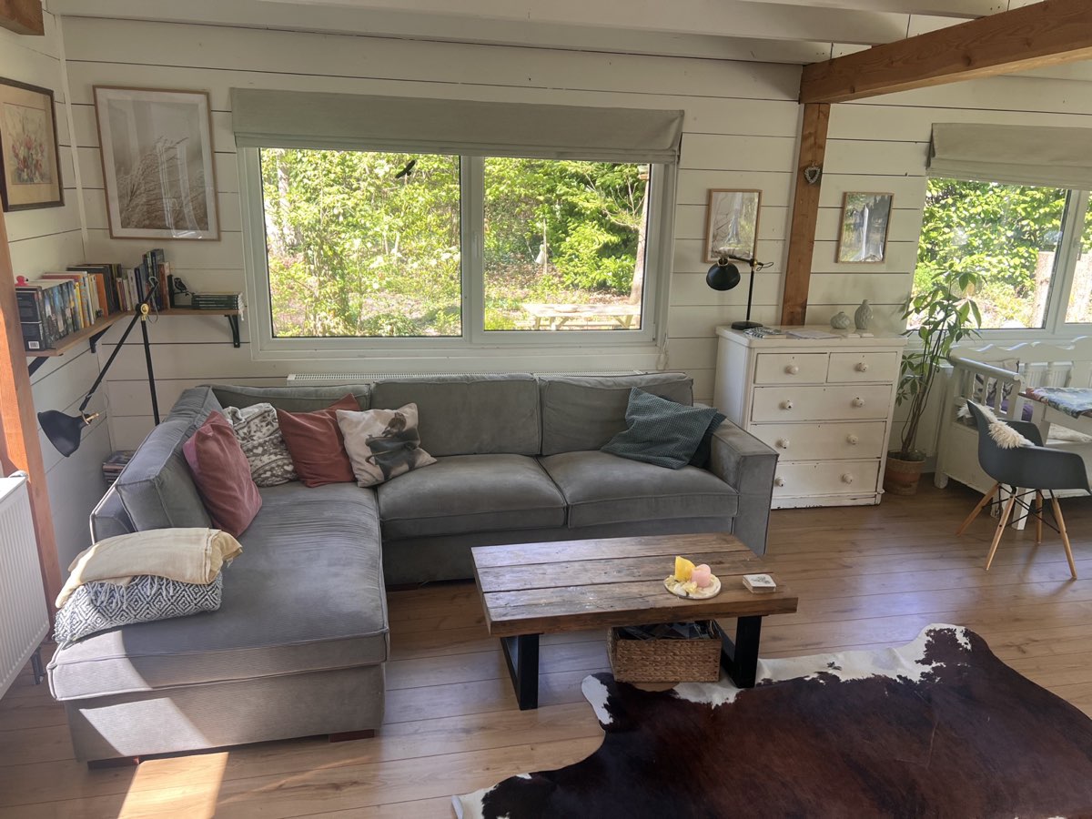 Loungebank met boshoek