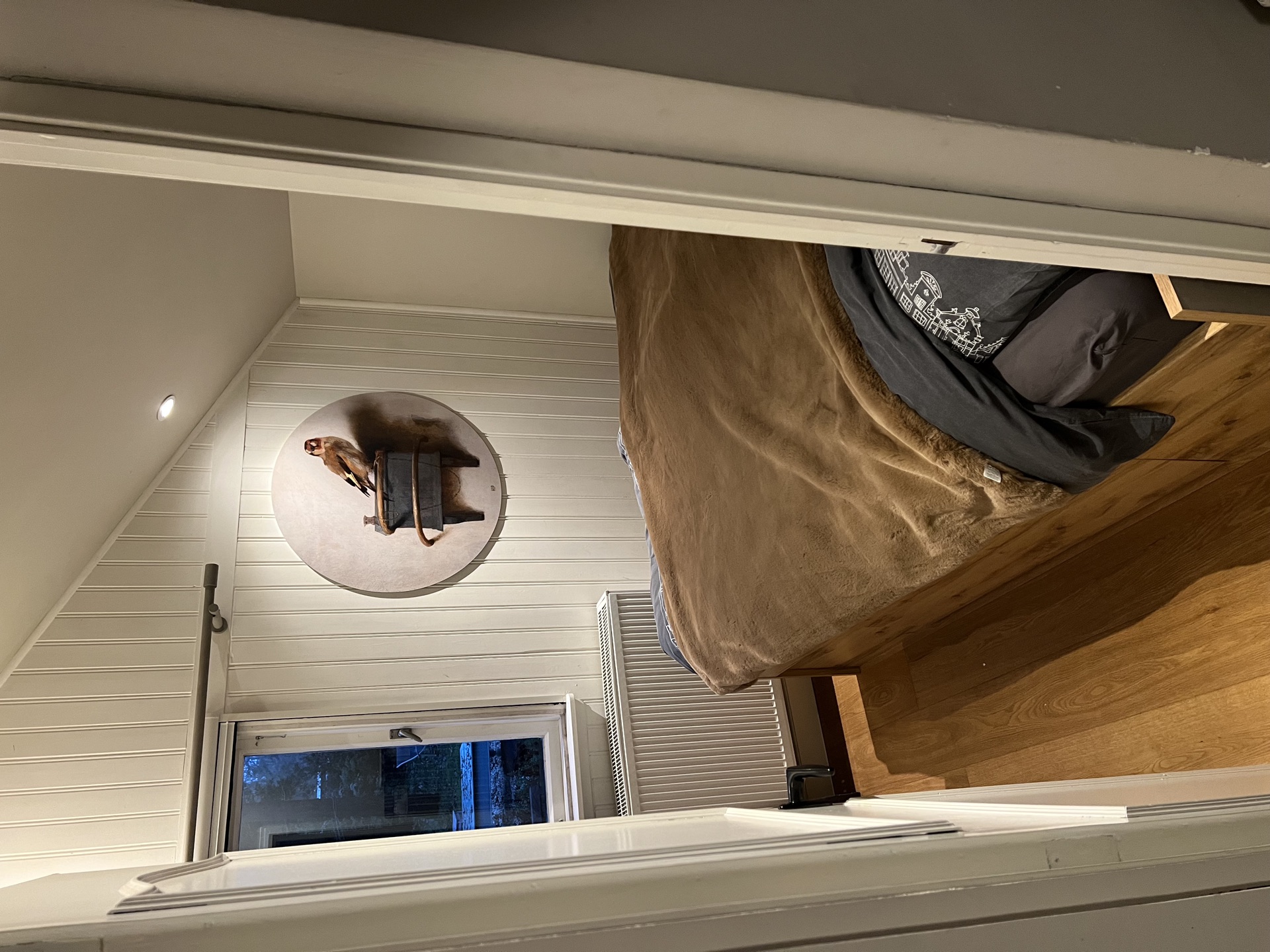 Slaapkamer met tweepersoonsbed